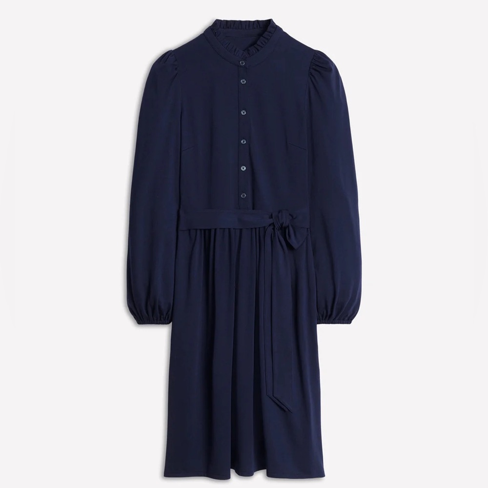 NWT Boden Willow Frill Short Shirt Dress Size 14R - Picture 5 of 7